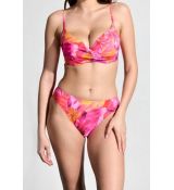 Dámské dvoudílné plavky Timo 840660, barva 74, růžový vzor