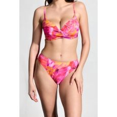 Dámské dvoudílné plavky Timo 840660, barva 74, růžový vzor