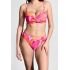 Dámské dvoudílné plavky Timo 840660, barva 74, růžový vzor