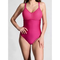 Jednodílné dámské plavky 812106, barva 75, růžová